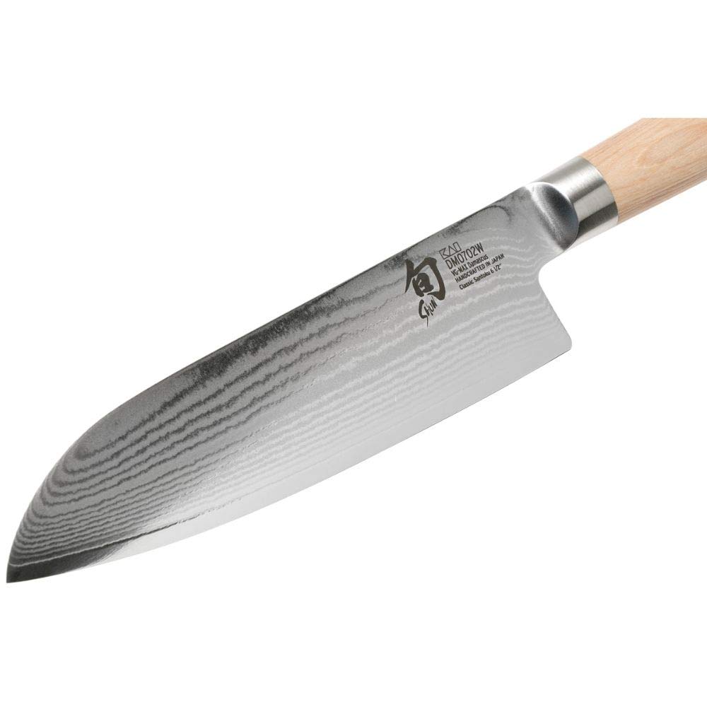 Shun Kai Classic White Santoku Knife (New) Santoku Knife, White